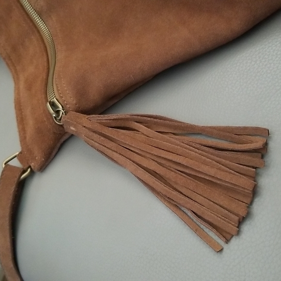 Margot Suede Crossbody Bag - Picture 12 of 12
